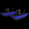 Преобразователь LOWRANCE StructureScan 3D, thru-hull, нержавеющая сталь (пара) 000-13560-001